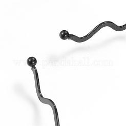Hair Accessories Iron Hair Band Findings&nbsp;OHAR-Q043-07