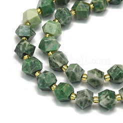 Natural Green Spot Jasper Beads Strands&nbsp;G-I376-A37-01