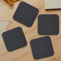 4Pcs Polyurethane & Silicone Anti-slip Treadmill Mat&nbsp;AJEW-GF0014-30
