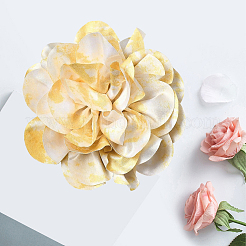 Multi Petal Flower Cloth Brooches&nbsp;JEWB-CN0001-14C