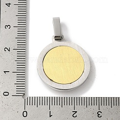 Ion Plating(IP) 304 Stainless Steel Pendants&nbsp;STAS-Z073-17G