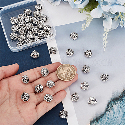 40Pcs Tibetan Style Alloy Beads&nbsp;TIBEB-HY0001-16