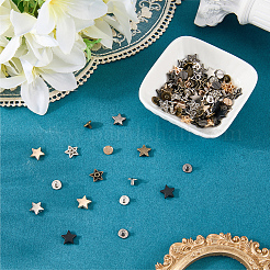 50Pcs 5 Colors Alloy Rivets Set&nbsp;PURS-CL0001-45A
