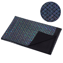 1M Fish Scale Pattern Spandex Fabrics&nbsp;DIY-CY0003-51A