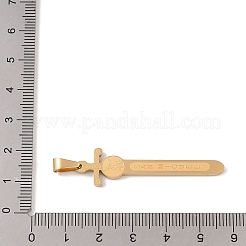 PVD Vacuum Plating 304 Stainless Steel Pendants&nbsp;STAS-M068-14G