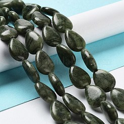 Natural Teardrop Chinese Southern Jade Beads Strands&nbsp;G-L242-16