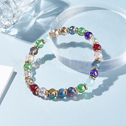 Bling Color Glass Beads Stretch Bracelets&nbsp;BJEW-JB07245