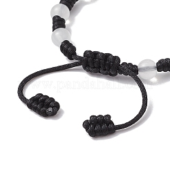 2Pcs Adjustable Nylon Cord Braided Bead Bracelets for Women Men&nbsp;BJEW-JB11430