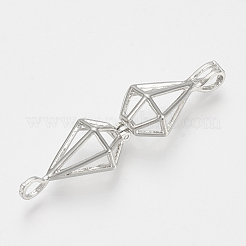 Brass Locket Pendants&nbsp;KK-S342-49P