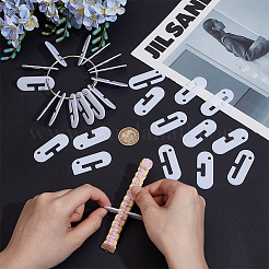 28Pcs Acrylic Band Weaving Width Gauge&nbsp;AJEW-OC0013-96A