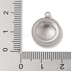 Anti-Tarnish 304 Stainless Steel Pendants&nbsp;STAS-D197-16P