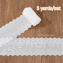 5 Yards Embroidery Flower Cotton Ribbons&nbsp;OCOR-FH0001-42