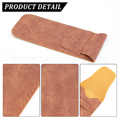 6Pcs 3 Colors PU Imitation Leather Glasses Case&nbsp;AJEW-NB0003-21