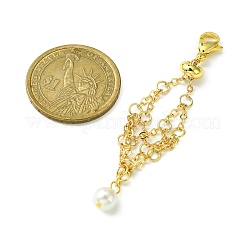 304 Stainless Steel Cable Chains Macrame Pouch Empty Stone Holder Pendant Decoration&nbsp;HJEW-TA00069-01