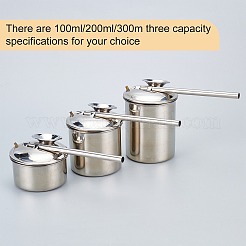 Stainless Steel Blowing Glaze Pot&nbsp;AJEW-WH0120-68A