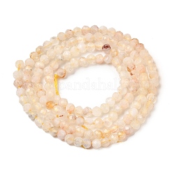 Heated Natural Citrine Beads Strands&nbsp;G-RM241221-B27