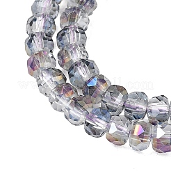 Electroplate Glass Beads Strands&nbsp;GLAA-Q105-03V