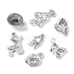 72Pcs 12 Styles Tibetan Style Alloy Pendants&nbsp;FIND-FP0001-24