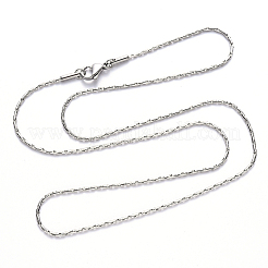 Non-Tarnish 304 Stainless Steel Boston Link Chain Necklace&nbsp;NJEW-S420-005D-P