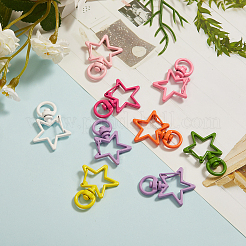 26Pcs 13 Colors Zinc Alloy Swivel Lobster Claw Clasps&nbsp;PALLOY-CJ0001-131