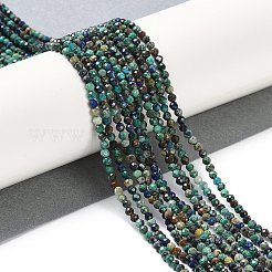 Natural Chrysocolla and Lapis Lazuli Beads Strands&nbsp;X-G-P542-A03-02