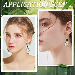 DIY Panda Theme Earring Making Kit&nbsp;DIY-SC0023-69