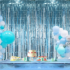 4 Bags Plastic Fringe Curtains&nbsp;HULI-DJ0001-01B