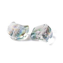 100Pcs Electroplate Glass Beads&nbsp;EGLA-P060-01B-HR01