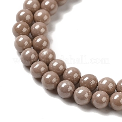 Cubic Zirconia Imitation Pearl Bead Strands&nbsp;ZIRC-P109-03B-07