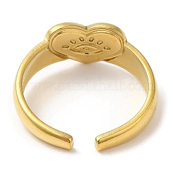 304 Stainless Steel Open Cuff Rings&nbsp;RJEW-K245-65G