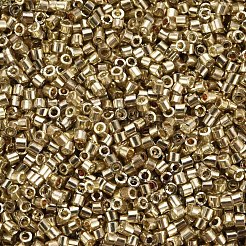 Plated Glass Cylinder Beads&nbsp;SEED-S047-E-001