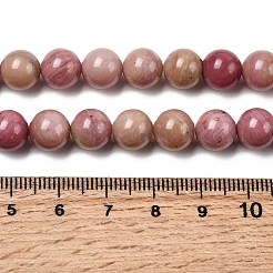 Natural Rhodonite Beads Strand&nbsp;GSR018