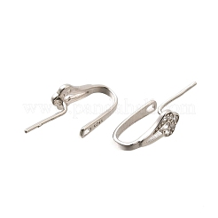 925 Sterling Silver Cubic Zirconia Pendants Bails&nbsp;STER-R011-09P