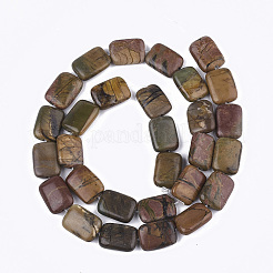 Natural Picasso Stone/Picasso Jasper Beads Strands&nbsp;G-S355-03