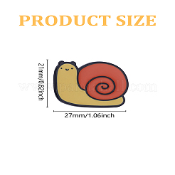 1Pc Snail Enamel Pins&nbsp;JEWB-LP0004-73