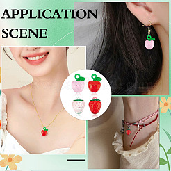 36Pcs 4 Styles Transparent Acrylic Pendants&nbsp;OACR-ME0001-27