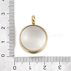 Ion Plating(IP) 304 Stainless Stee Locket Pendants&nbsp;STAS-S132-15G-04