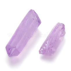 Electroplate Natural Quartz Crystal Beads&nbsp;KK-F757-G01
