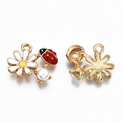 Alloy Enamel Pendants&nbsp;ENAM-S126-011-RS