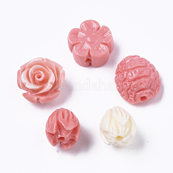 Synthetic Coral Beads&nbsp;CORA-R019-041