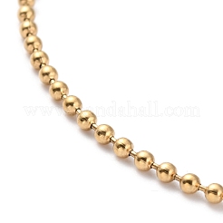 304 Stainless Steel Ball Chain Necklaces&nbsp;NJEW-I245-04A-G
