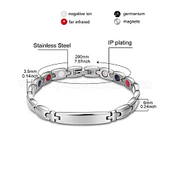 304 Stainless Steel Panther Chain Watch Band Bracelets&nbsp;JB668A