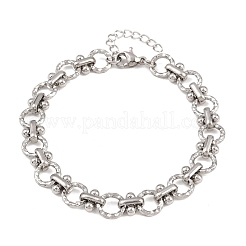 304 Stainless Steel Link Chain Bracelets for Women&nbsp;BJEW-H207-01C-P