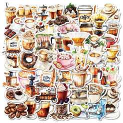 50Pcs Cartoon Coffee Paper Sticker&nbsp;STIC-C012-20