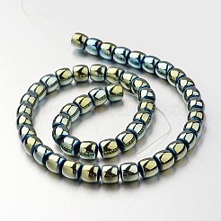 Electroplate Non-magnetic Synthetic Hematite Bead Strands&nbsp;G-F300-43-07