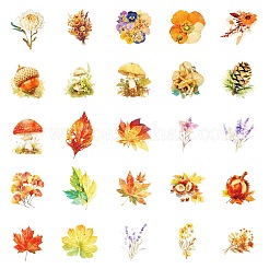 50Pcs Cartoon Leaf Paper Sticker&nbsp;STIC-C012-12