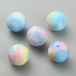 Gradient Color Silicone Beads&nbsp;SIL-TAC0003-06F