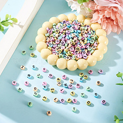 206G 1480Pcs Opaque Acrylic Horizontal Hole Letter Beads&nbsp;SACR-TA0001-65