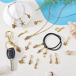 48Pcs 24 Style Alloy Pendant Decorations&nbsp;HJEW-PH02119