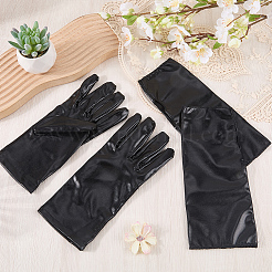 2 Pairs 2 Styles PU Leather Gloves&nbsp;AJEW-CL0003-16B